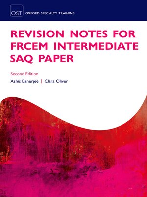 cover image of Revision Notes for the FRCEM Intermediate SAQ Paper